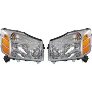 For Nissan Armada Headlight 2004 2005 2006 Driver & Passenger | Pair CAPA (for: Nissan)