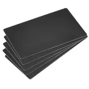 15Pack Blank Metal Card 85x50x1mm Anodized Aluminum Plate Black