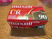 Maxell 10 Pack UR Audio Cassette Tapes - 90 Minute 90M Normal Bias New