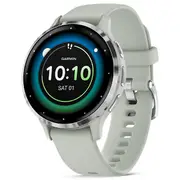 Garmin Venu 3S Silver Bezel w Sage Grey Case
