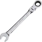 Pilida 10mm Ratchet Wrench Flex Head: Box End Wrench 12Pt| Metric Ratcheting Combination Chrome Vanadium