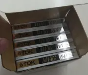 TDK MA-XG60N Metal Tape 5 Pack Cassette Recording Audio Blank Japan Vintage