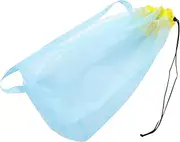 VALICLUD Storage Net Bag Beach Games for Beach Mesh Beach Tote Bag Sand Pool Quick Dry Beach Towel Beach The Tote Bag Hollow Travel Handbag Polyester