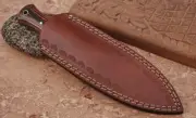 Handmade Leather Knife Sheath Fixed Blade Ideal Double Edge Tool Sheath