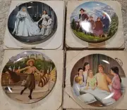Walt Disney Knowles Collector Plates Sound Of Music Set Of 4 W/ COA Maria...