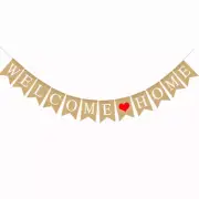 2 .8M Welcome Back Home Banner Tree Decoration Swallowtail Flags