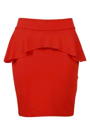Paige Peplum Skirt--SS-4684SKSS