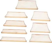 Abaodam Instrument Parts Accessories Electric Guitar Kit 9pcs Fretboard Inlay Trapezoid Shells
