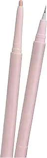 TiaoBug Double Head Makeup Stick High Gloss Shine Moisturizing Non Smudging Lightweight Long Lasting Eye Lip Brightening Pen Skin-white One Size
