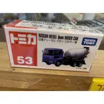 TOMICA NISSAN DIESEL QUON MICER CAR水泥攪拌車（53號）