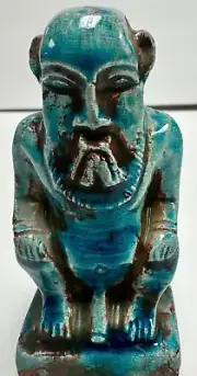 Amazing Egyptian Statue God Bes Natural Limestone Made in Egypt