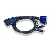 ATEN 2-Port USB VGA/Audio Cable KVM Switch (1.8m)