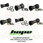 Hope PF46 Bottom Bracket For 30mm Spindles 68 73 79 86.5 83 100mm Shell - New