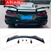 PLASTIC REAR WING SPOILER for CHEVROLET CORVETTE C8 2020+