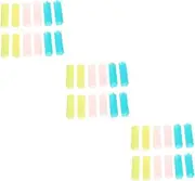 Ipetboom 3sets Silicone Manicure Scissors Handle Covers Cuticle Trimmer Sleeve Tweezers Tip Protector Professional Nail Art Tool 12pcs*3