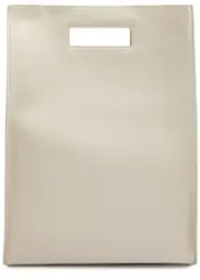 Khaite Hudson Leather Tote bag - Off White ONE SIZE