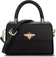 [Milan Chiva] Small Top Handle Purses for Women Mini Satchel Crossbody Bag Elegant Square Bag