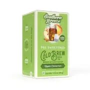 Southern Breeze Cold Brew Sweet Tea Zero Sugar Apple Cinnamon 20 Bags