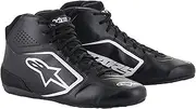 Alpinestars 2711521-12-9.5 Tech - 1 K ST V2 SHOE B/W 9.5