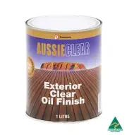 Aussie Clear 1L Decking Oil. For All Mid To Dark Toned Hardwood Timbers