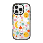 iPhone 16 Pro Impact Case MagSafe Compatible SUN MOON STARS