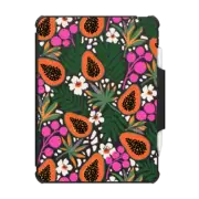 iPad Pro 12.9-inch (5th/6th gen) Impact Folio Case Papaya Summer Fruit Exotic Tropical Floral Pattern
