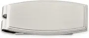 [Generic] Stainless Steel Brushed Polished Engravable Money Clip Measures 48x22mm Wide Jewelry Gifts for Men