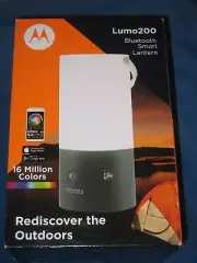 Motorola Lumo200 MSL200 Smart Lantern Bluetooth IPX4 Waterproof, New!