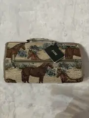 Jade Horse Tapestry Travel Bag Vintage & New With Tags