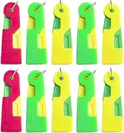Colourful Automatic Sewing Needle Device Threader,DIY Needle Threader,Needle Threaders for Hand Sewing,Plastic Sewing Machine Needle Threader,for Hand Sewing, Yarn, Embroidery and Cross Stitch (10)