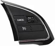LUMIXE Car Cruise Control Button, for Fiat, for Fullback 2016 2017 Car Cruise Control Switch Multi Function Steering Wheel Button Audio Volume Switch Auto Parts Car Steering Wheel Switch Button(Black