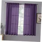 Sheer Curtains Living Room Linen Textured Curtain Sheers Light Filtering