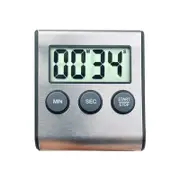 TEGAL Stainless Steel Magnetic LCD Digital Kitchen Timer
