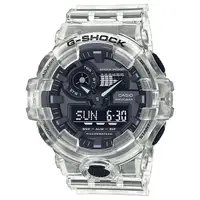 在飛比找蝦皮商城優惠-CASIO G-SHOCK 半透明炫白雙顯腕錶GA-700S