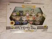 Honeybee acres PLAYGROUND PALS 9 piece set NEW in box