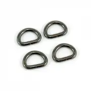 D-rings for 1/2in Straps Gunmetal By Emmaline Bags