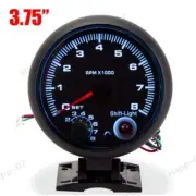 3.75" 0-8000RPM Universal Car Tachometer Tacho Gauge Meter LED Shift Light P8J0