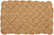 Handmade Natural Rope Doormat 100% Coir Knotted Welcome Mat Entry Mat Periyar (45x75 CM)