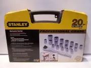 NIB! STANLEY 20 Piece Professional Grade Socket/Ratchet Set NOS!