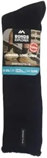 Long Mens Original Holeproof Explorer Wool Blend Socks Black Outdoor Work Size