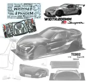 1/10 Onroad Rc Car Clear Supra Body Shell For Traxxas 4tec Kyosho Fazer Sakura