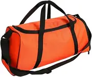 Hellery Gym Bag, Travel Duffel Bag, Luggage Bag with Shoe Compartment Large Capacity Weekender Bag, Orange