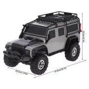1/10 RC 4WD Climbing Crawler 2.4G Remote Control Brushed Motor Model Car To ZO