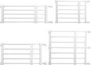 Short Dog Gate, Extendable Retractable Design Pet Door Panels, Easy Installation