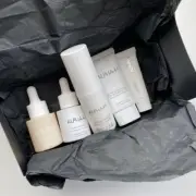 Alpha-H Travel Set - Hyaluronic, Scrub,Midnight Reboot Serum, Vitamin C Serum