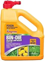 Amgrow Chemspray Bin-Die Ready to Use Hose On Selective Lawn Weed Killer 2 Litre