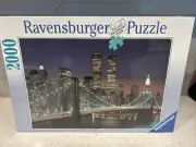 Ravensburger 2000 Piece Jigsaw Puzzle New York CIty Brooklyn Bridge Manhattan