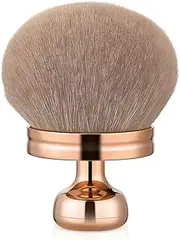 KINGMAS Extra Large Body Makeup Brush for Self Tanner, Self Tan Back Applicator, 66mm Wide-headed Kabuki Brush for Bronzers Blend Self Tanning Applicator, Oval Face Leg Makeup Brush (Rose-Gold)