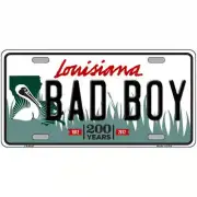 Bad Boy Louisiana Metal Sign