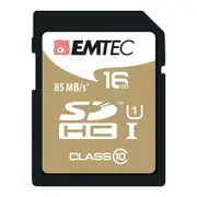 Emtec SD Memory Card 16GB Class 10 - Gold [ECMSD16GHC10GP]